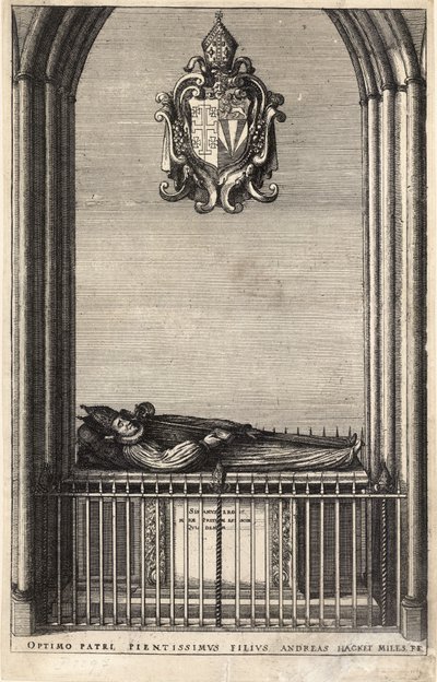 Hacket (Monument) by Wenceslaus Hollar